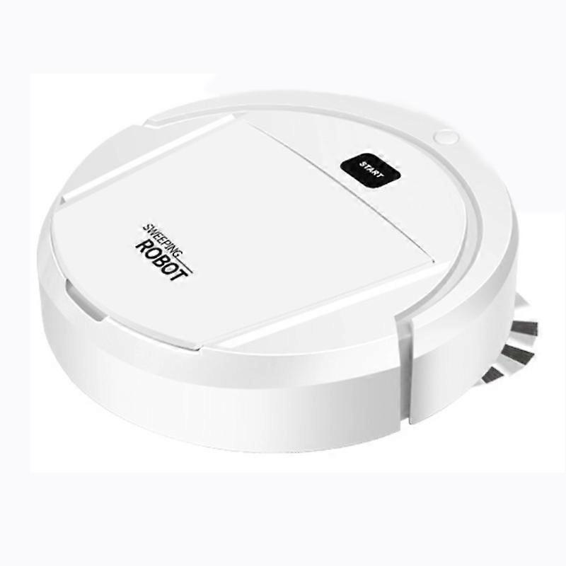 Household Automatic Smart Charging Sweeping Robot, Specification: 3 in 1（White）