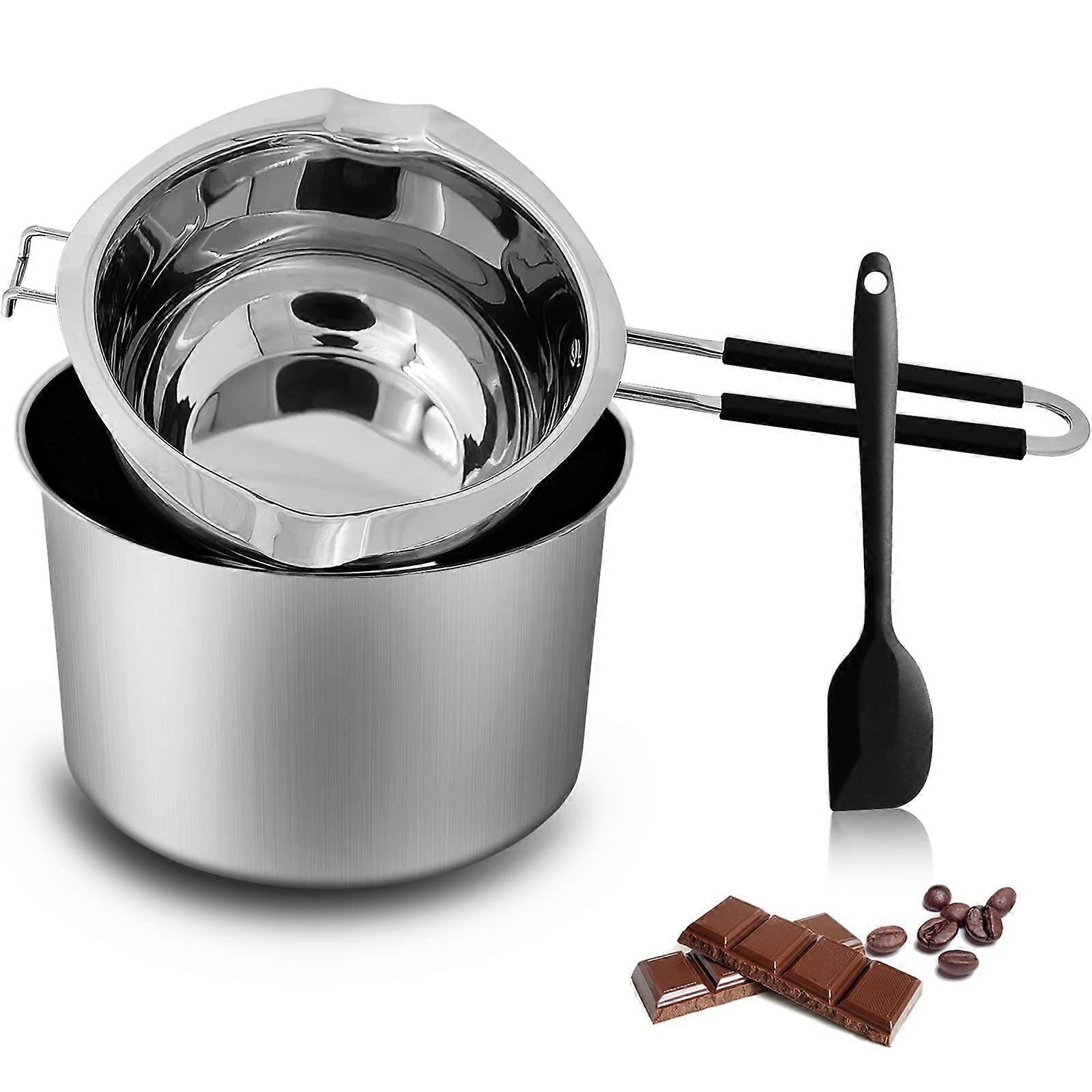 Stainless steel double-layer pot for chocolate candle making 1200ML and 2800ML