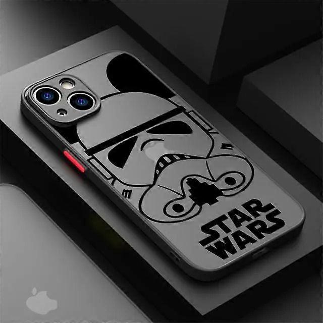 Star Wars Darth Vader iPhone15 mobile phone case 14promax Apple 13 cartoon 12 high-end 11 all-inclusive