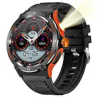 KT70 1.53" HD Screen Smart Watch Outdoor Strong Light Lamp Compass Bluetooth Call Fitness Bracelet