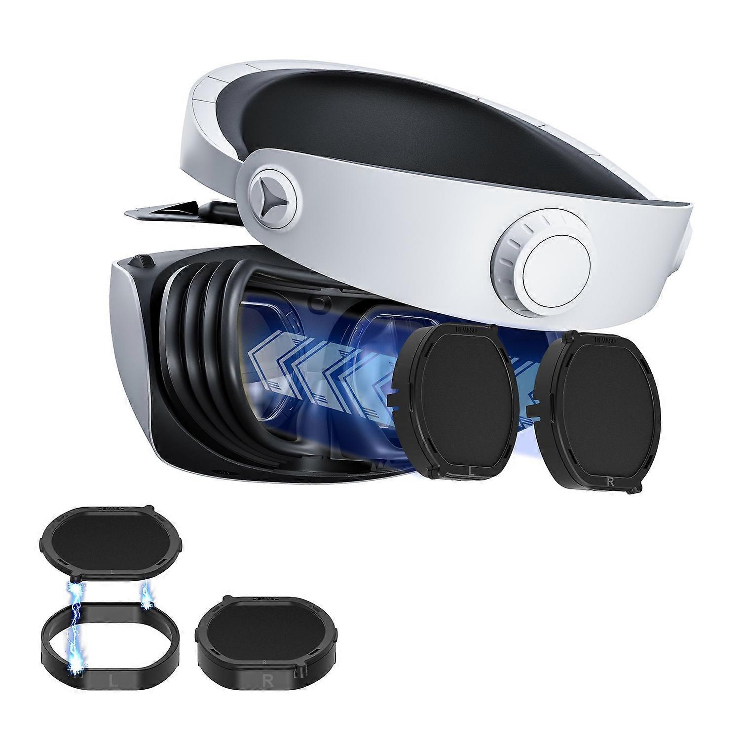 DEVASO Anti-Scratch Lens Cover Compatible with PS VR2 Headset Lightweight Lens Protector