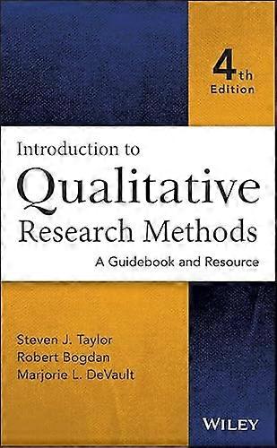 Introduction to Qualitative Research Methods A Guidebook and Resource