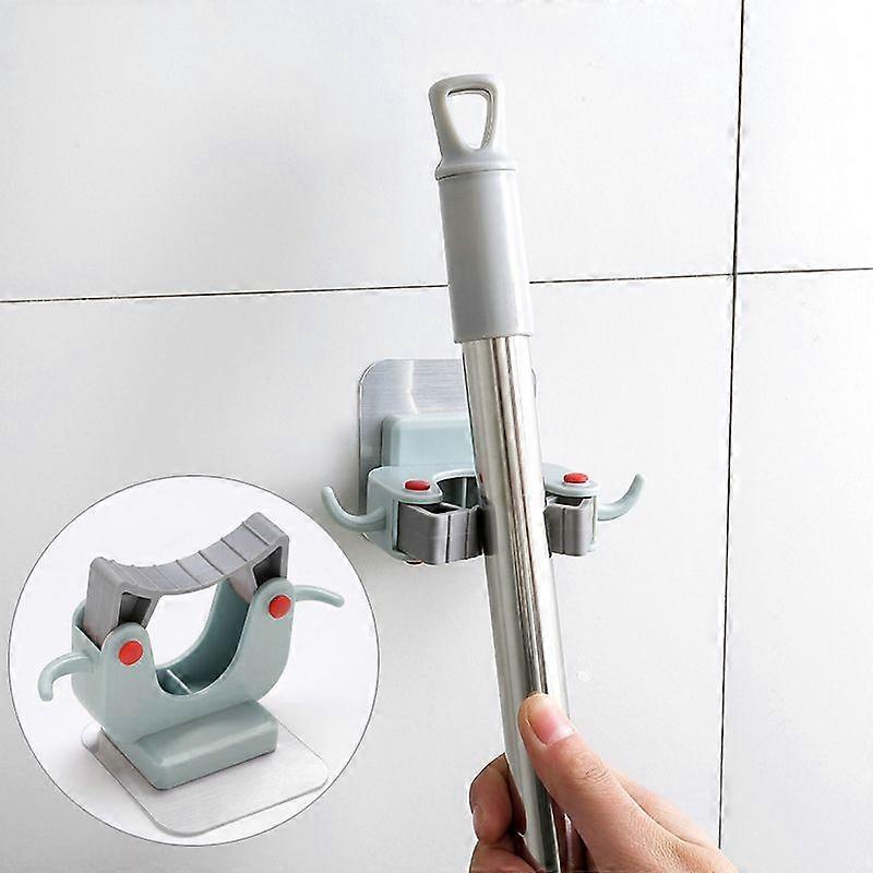 Mop Broom Holder Wall Mounted Kitchen Hanging