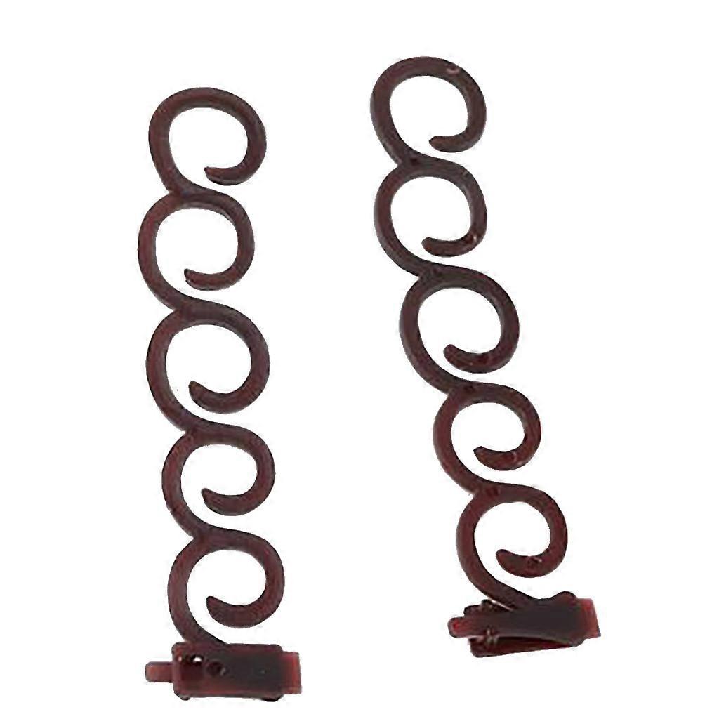 2 Adet Yan Saç Şekillendirme Fransız Örgü Klip Sopa DIY Topuz Yapıcı Aracı