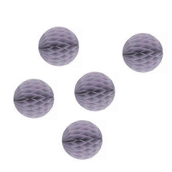 5Pcs 6inch Solid Pompom Color Tissue Paper Wedding Ball Hanging Party