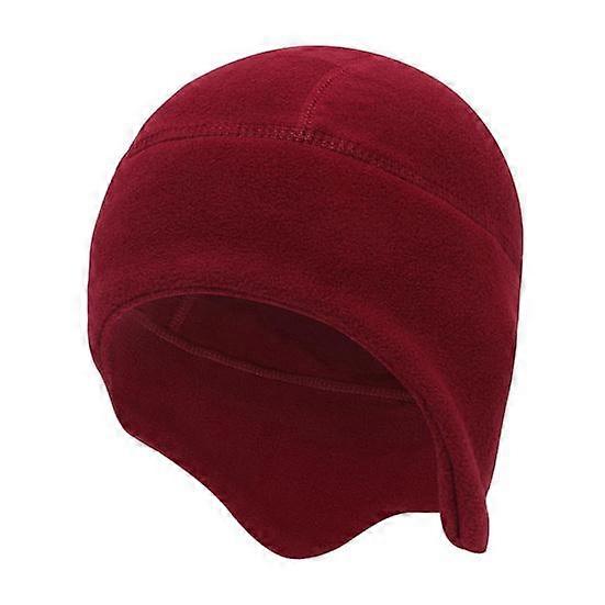 Unisex Winter Cap Helmet Inner Lining Cap Ear Protection Elastic Dome Anti-slip Outdoor Camping Skiing Cycling Cap Heat Retention Beanie
