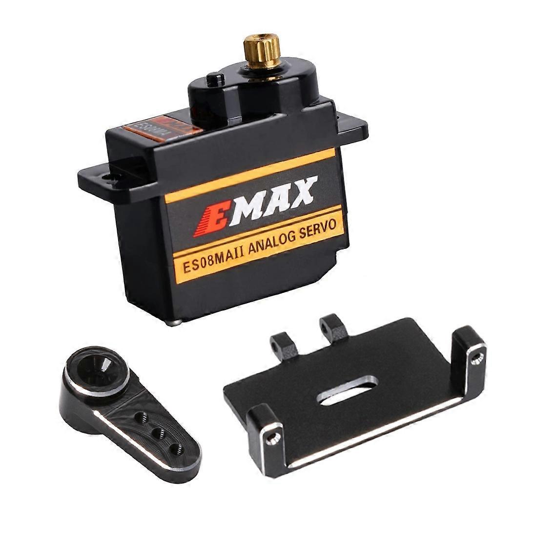 ES08MAII Steering Servo with Mount and Arm for Axial SCX24 1/24 Car,2