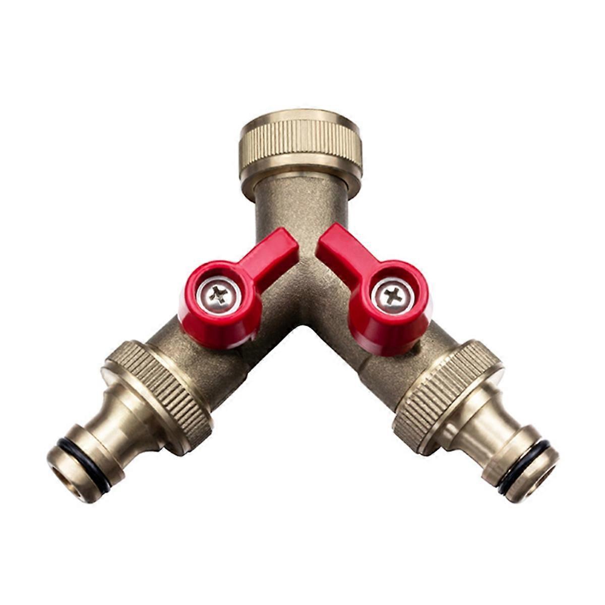 Garden Hose Diverter Full Flow, Brass Heavy Duty Hose Diverter