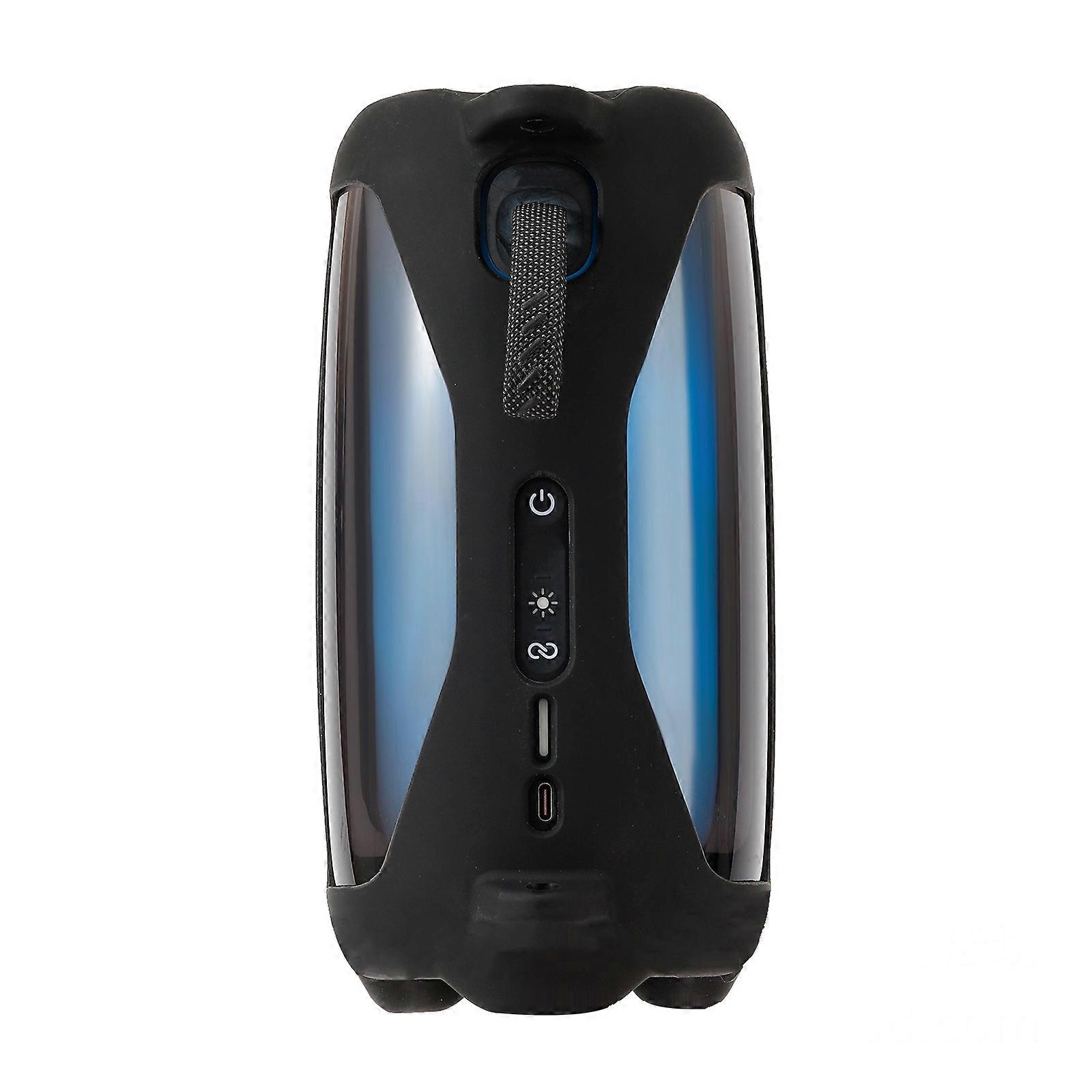 for Pulse 5 Speaker Cases Protective Silicone Cases Protector Speaker Audio Silicone Protective Skin Accessories  Black
