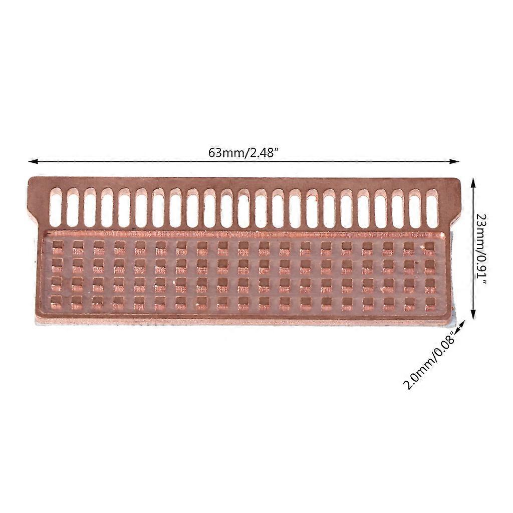 Dissipateur thermique de mémoire d’ordinateur portable Dissipateur thermique en cuivre Refroidisseur de dissipation de chaleur ultra-mince pour carte mémoire d’ordinateur portable DDR1 DDR2 DDR3 DDR4
