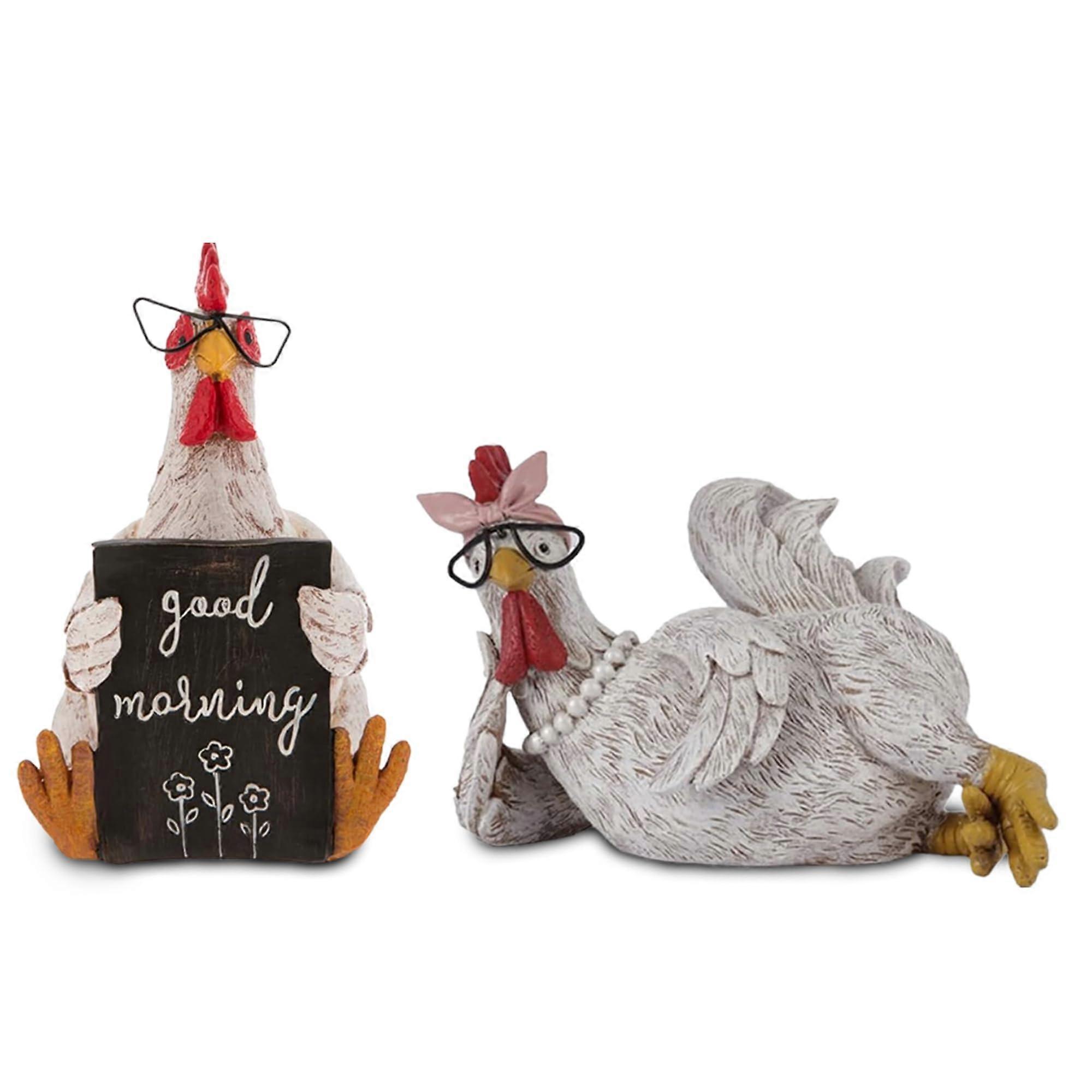 Rustic statue for home office decoration