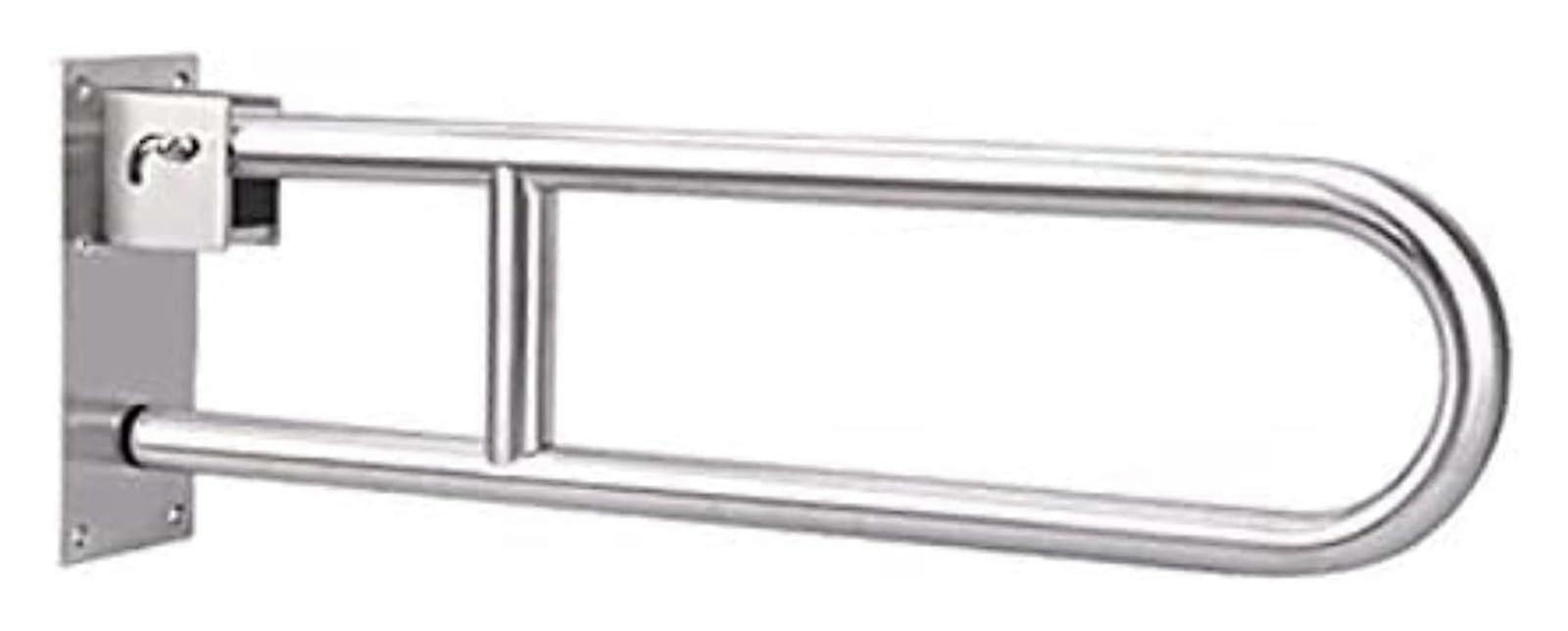 Grab Bar Bathroom Handle Rail Non-Slip Foldable U-Shaped Wall-Mounted Shower Handrail Rust-Resistant Safety Towel Rail