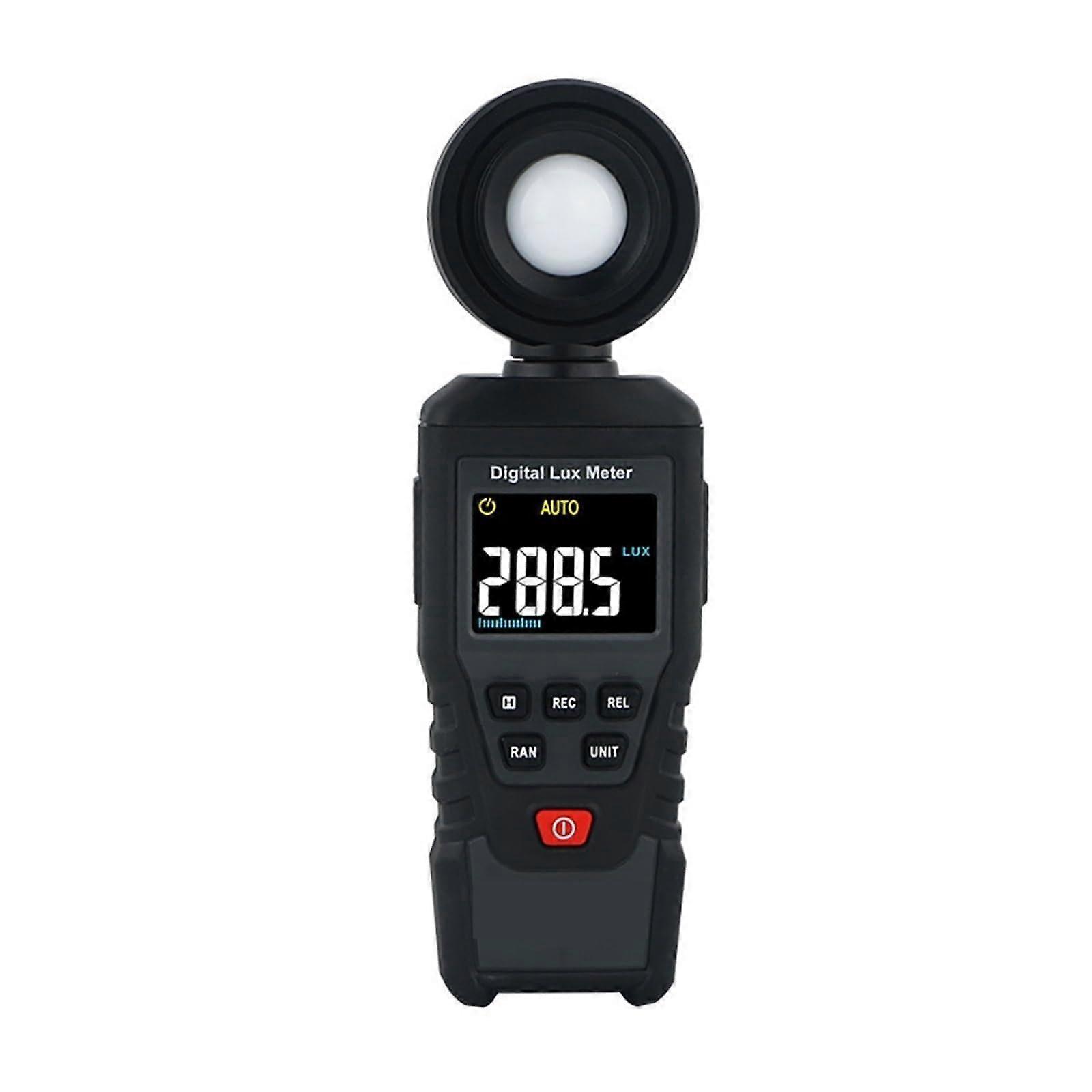 Light Meter 100,000 Lux Digital Luxmeter for Plants Car Headlights Indoor Outdoor Use Accurate Readings