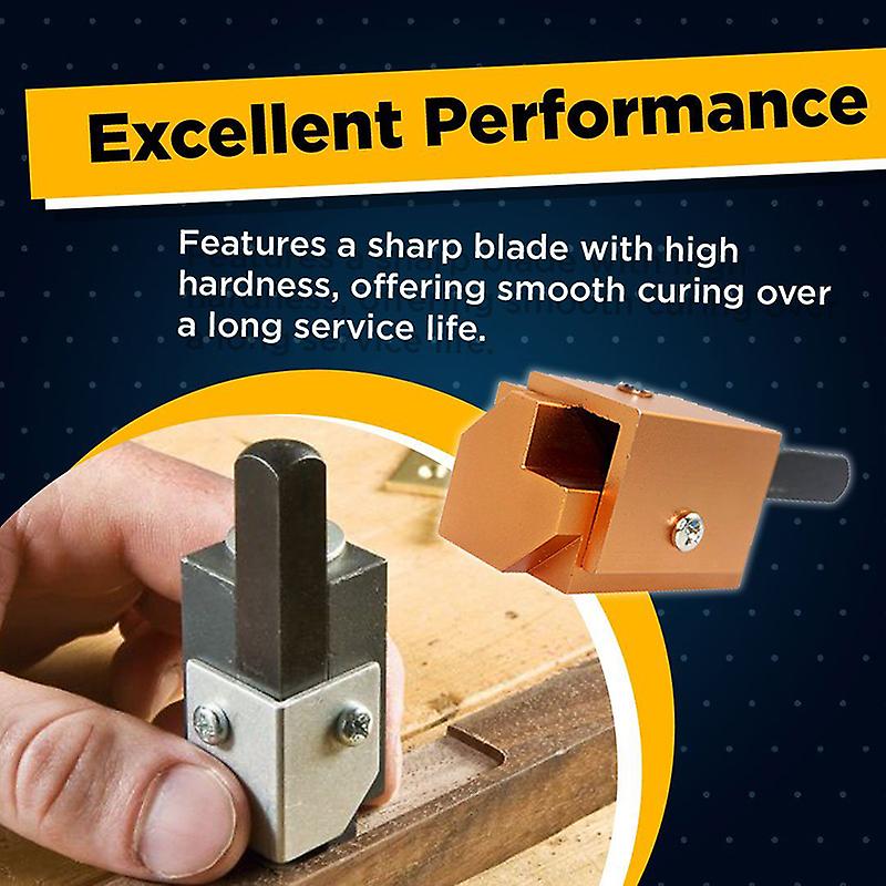 Corner Chisel Tool High Accuracy Quick Cutting Hinge Recess Corner Wood Chiseling Tool For Squaring Hinge Recess New