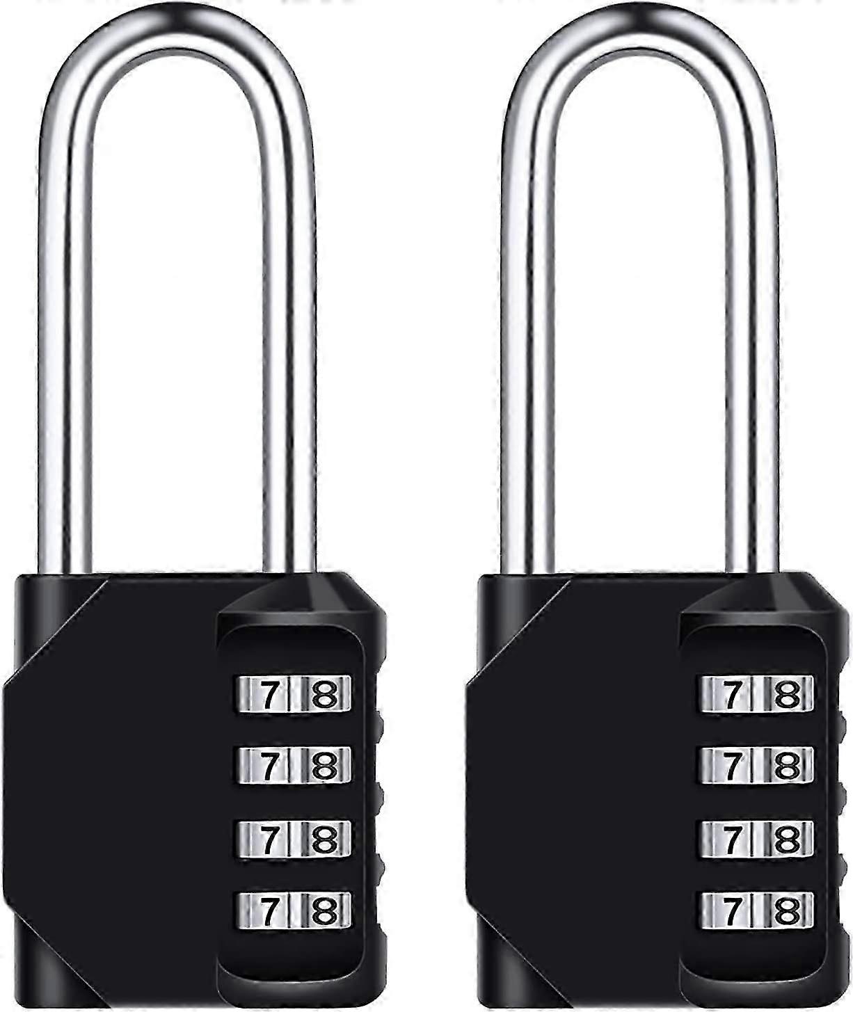 6.7cm Long Combination Padlock,4-Digit Combination Lock-2 Piece