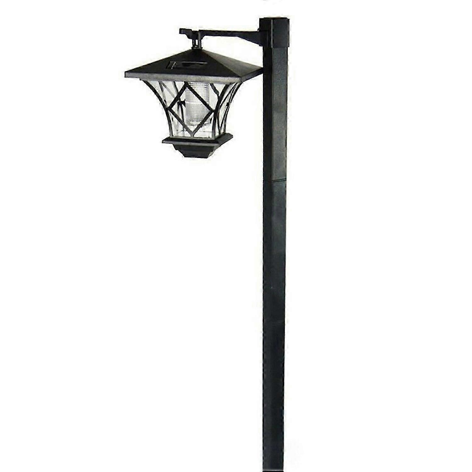 1.5M LED Solar Powered Garden Lamp Post Lamppost Lantern Light Decor