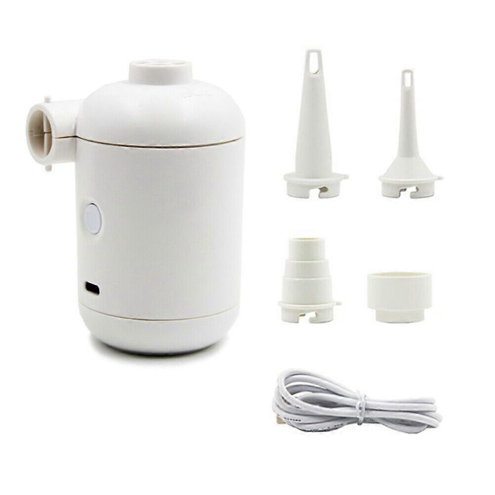 USB الكهربائية تضخيم الهواء تفريغ الهواء لأسرة الهواء الكرة فراش قارب أريكة بيضاء