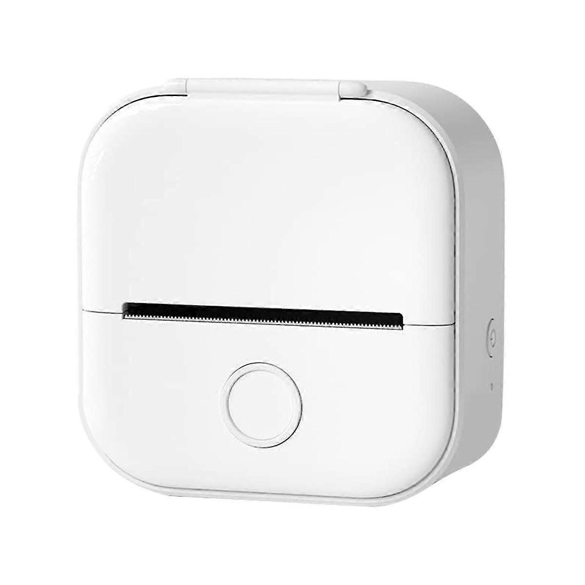 Mini Pocket Printer, New Upgrade Fast Printing Portable Mini Thermal Printer, Wireless Bluetooth Photo Printer (white)