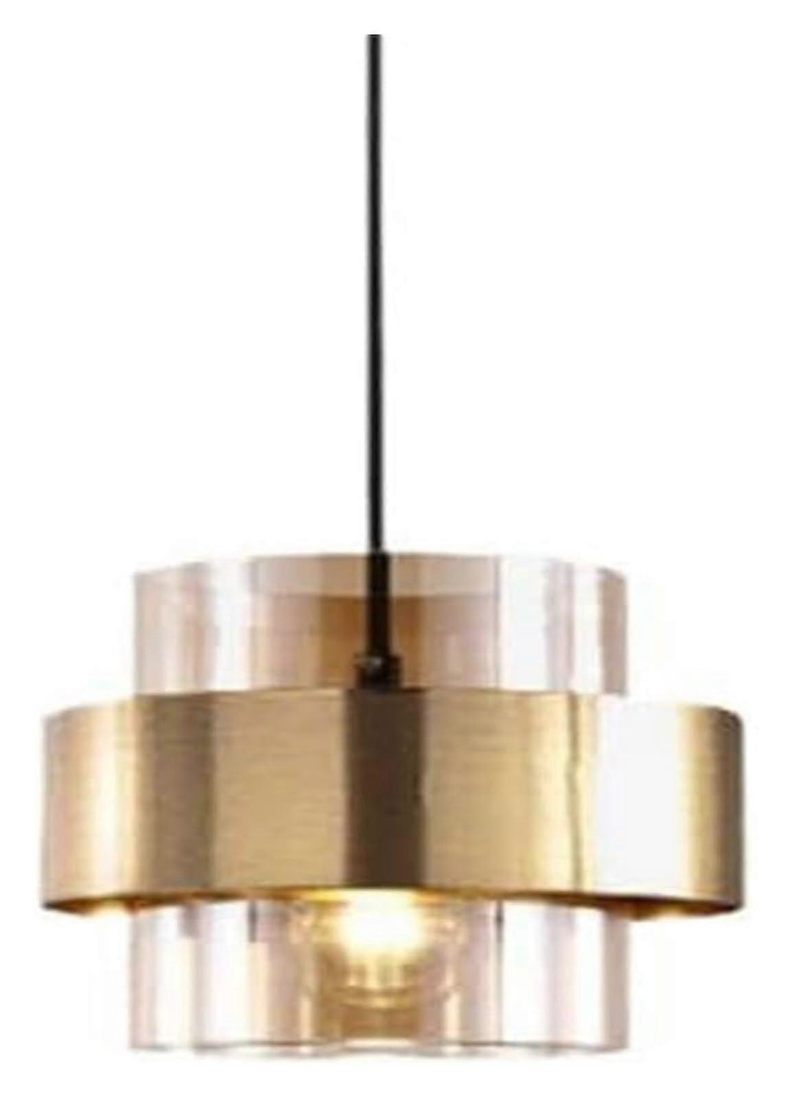 lamp Chandelier Metal Chandelier, Glass Pendant Lamp Lampshade, E27 Light Source Single Pendant Light