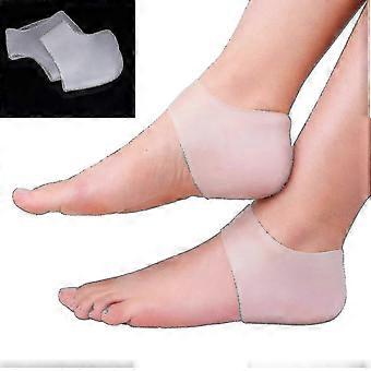 Fersensocken Silikon Gel Socken Fersenpolster Fersenkissen Fersensporn Fersen Polster Einlagen Sttzen Fr Fugewlbe  Hautpflege Schutz Fuss Schmerzli