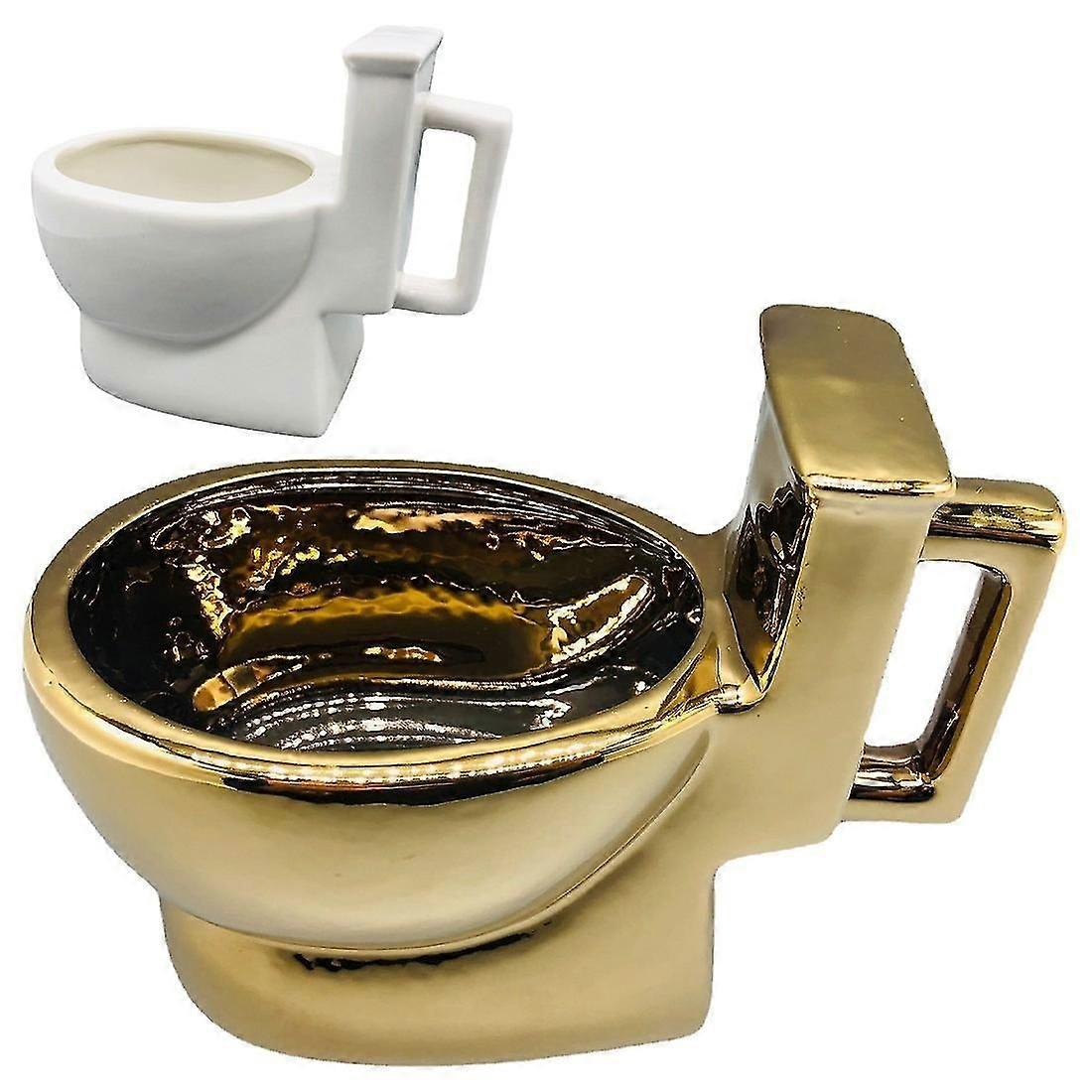 Keramisk toalettmugg rolig kaffekopp i form av en toalettnyhet Mjölkmugg Dryckesjuicekopp 1pcd-2