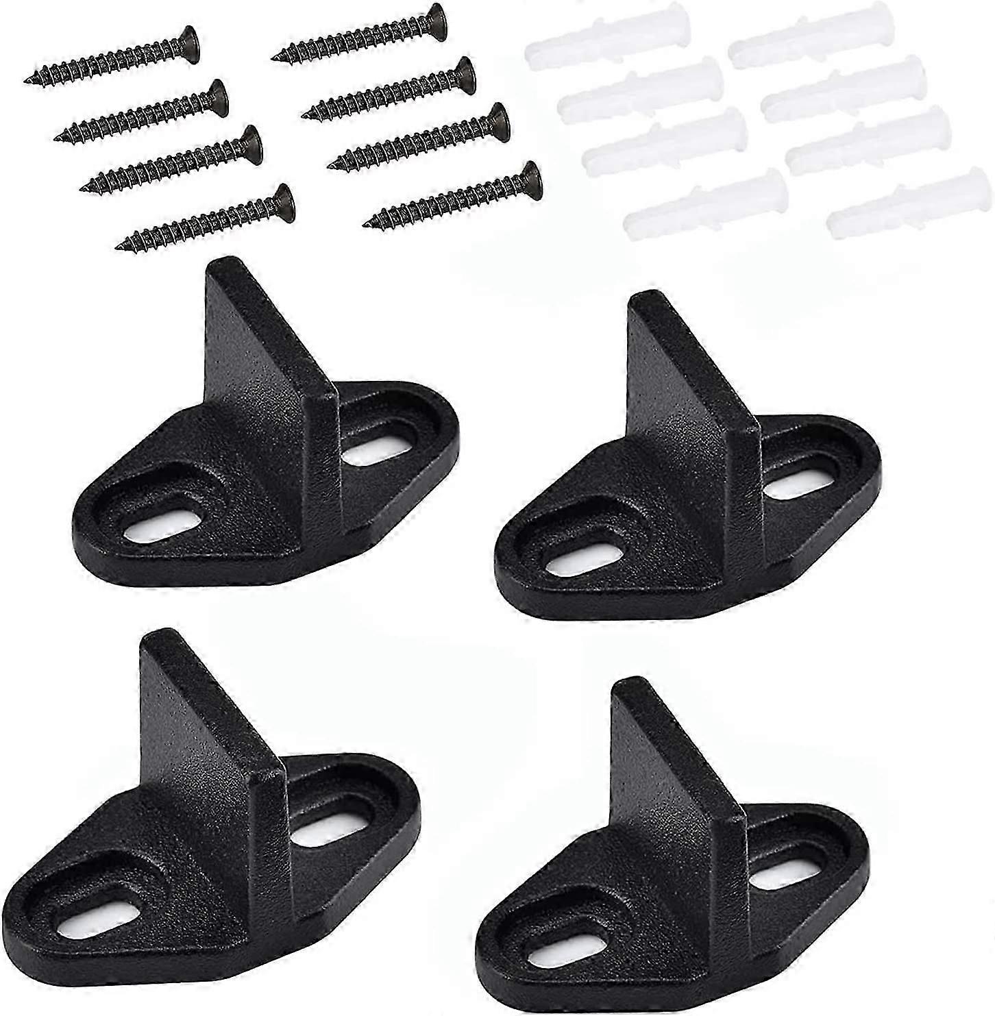 4 قطع انزلاق دليل الباب ، دليل باب الجيب ، انزلاق دليل أرضية الباب انزلاق أسفل باب الحظيرة