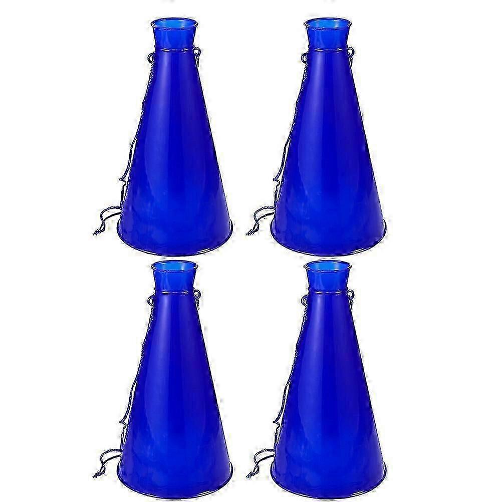 4Pcs欢呼扩音器塑料扩音器，适用于派对运动比赛游戏噪音制造玩具