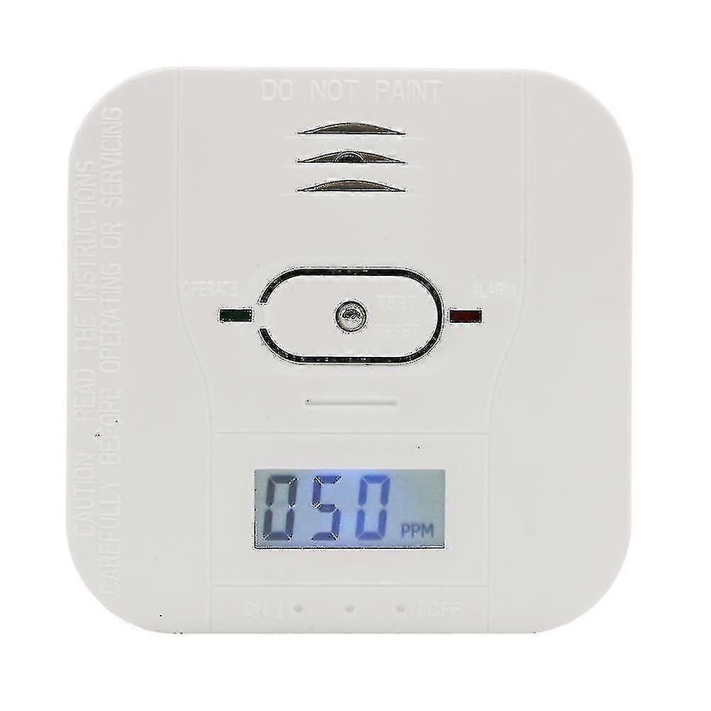 3 In 1 Carbon Monoxide /temperature /smoke Dector With Lcd Screen