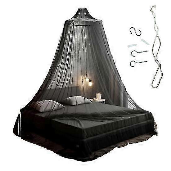 Single Door Mosquito Net Bed Canopy in Solid Color with Excellent Breathability Simple Installation and Full Enclosure for Effective Mosquito Barrier