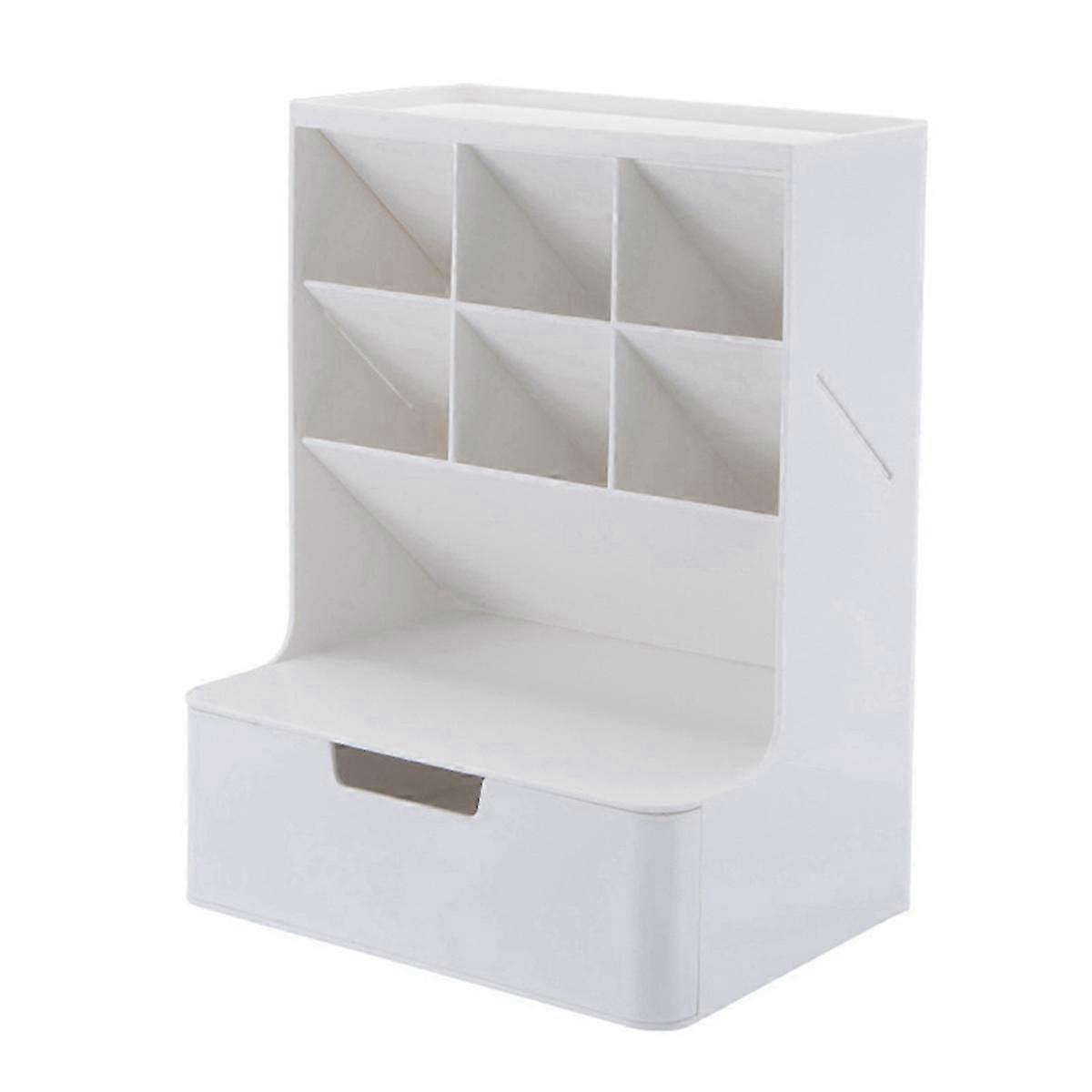 Multifunctional Pen Holder Storage Box Drawer Multi-Layer Dustproof Desktop Office Supplies Storage