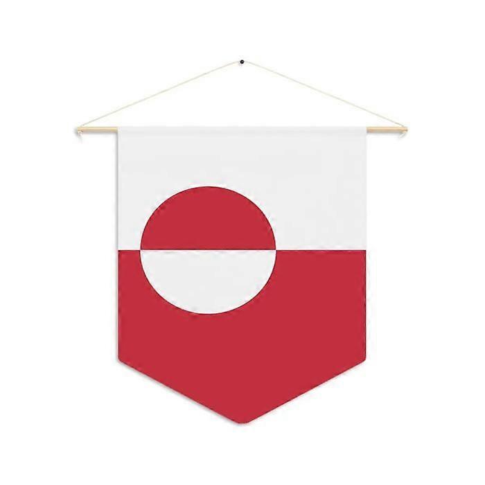 Flag - Greenland - 30 x 45 cm - Polyester - Double-sided print - Accessories included