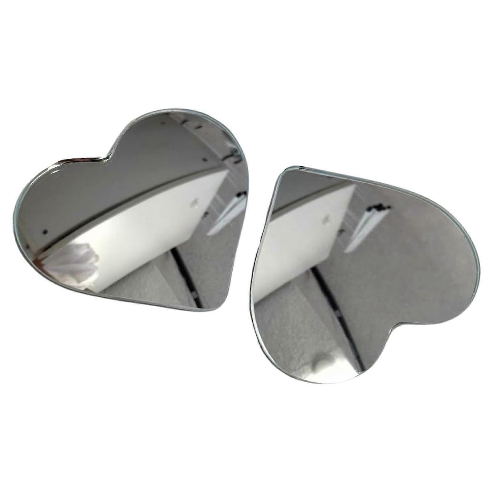 Easy Installation Blind Spots Mirrors Heart Shaped Convex Rearview Side Mirror Car Accessories Wide Angle Side Mirror