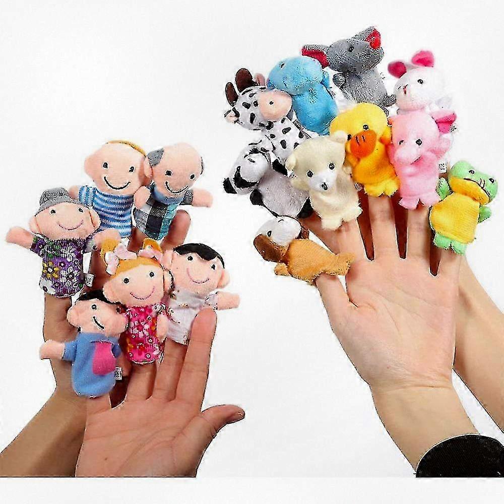 Soft Hand Puppet for Infants and Young Children - Perfect Gift for Story Time and Play Activities with Plush Finger Puppets