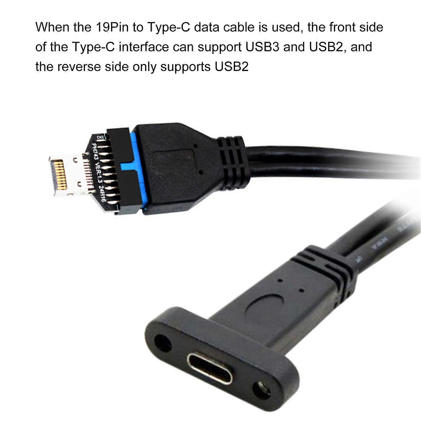 USB C to USB 3.0 Header Adapter, Vertical TypeE Key A Motherboard Conversion Connector