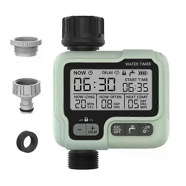 HCT-322 Irrigatore digitale da giardino con timer automatico Irrigatore intelligente utilizzato all'aperto per risparmiare tempo e acqua