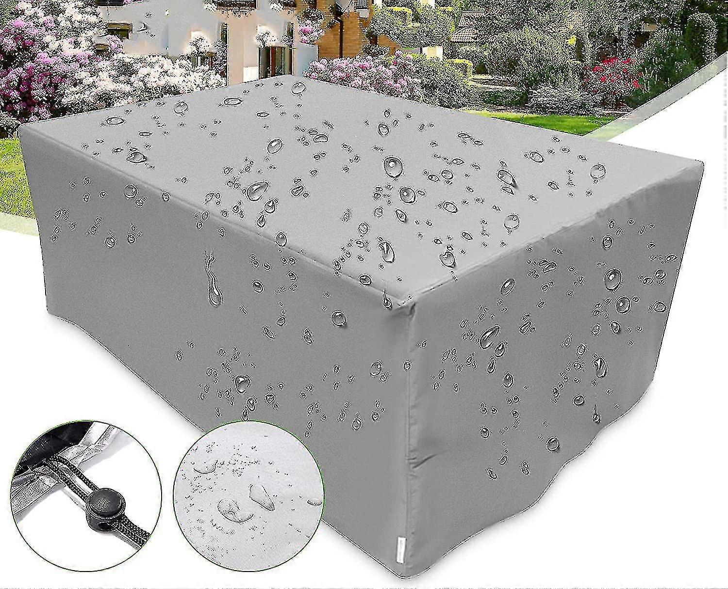 Capa para móveis de jardim CY-120x120x74-Silver