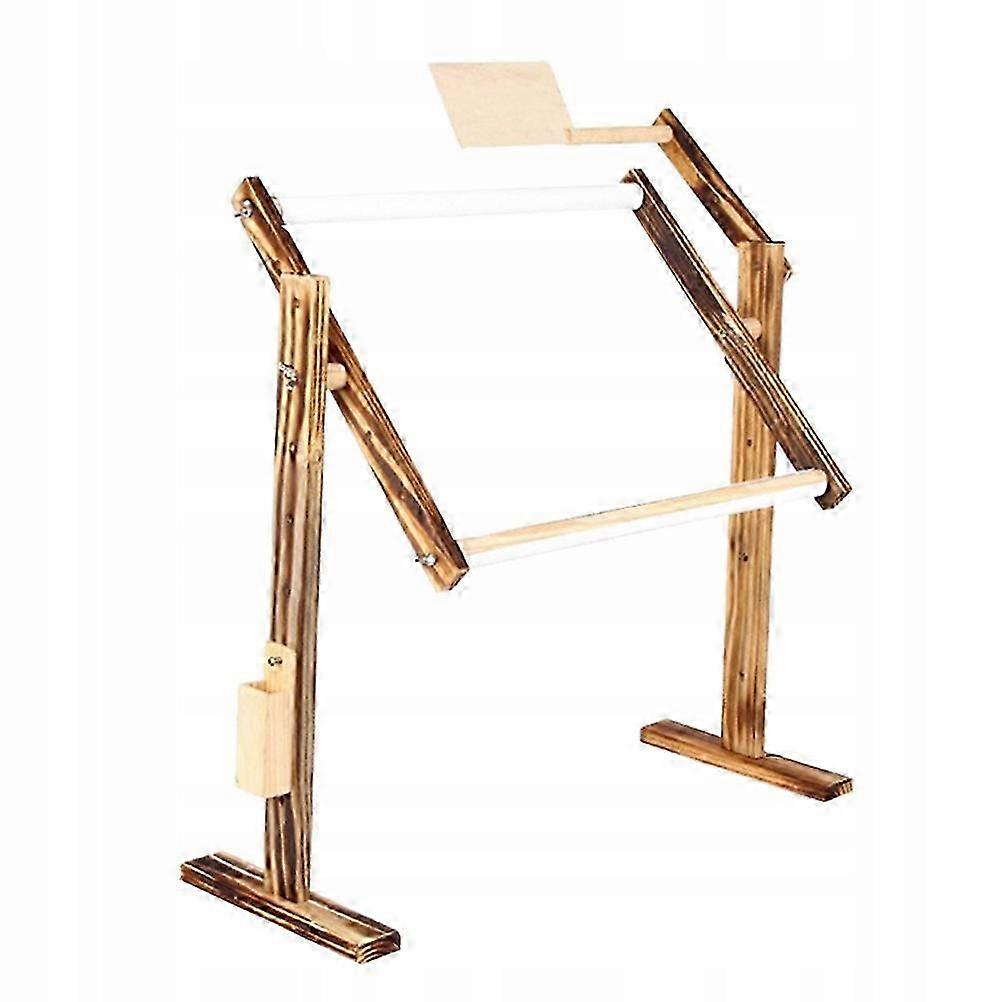 Embroidered Needlework Floor Stand Lap Frame