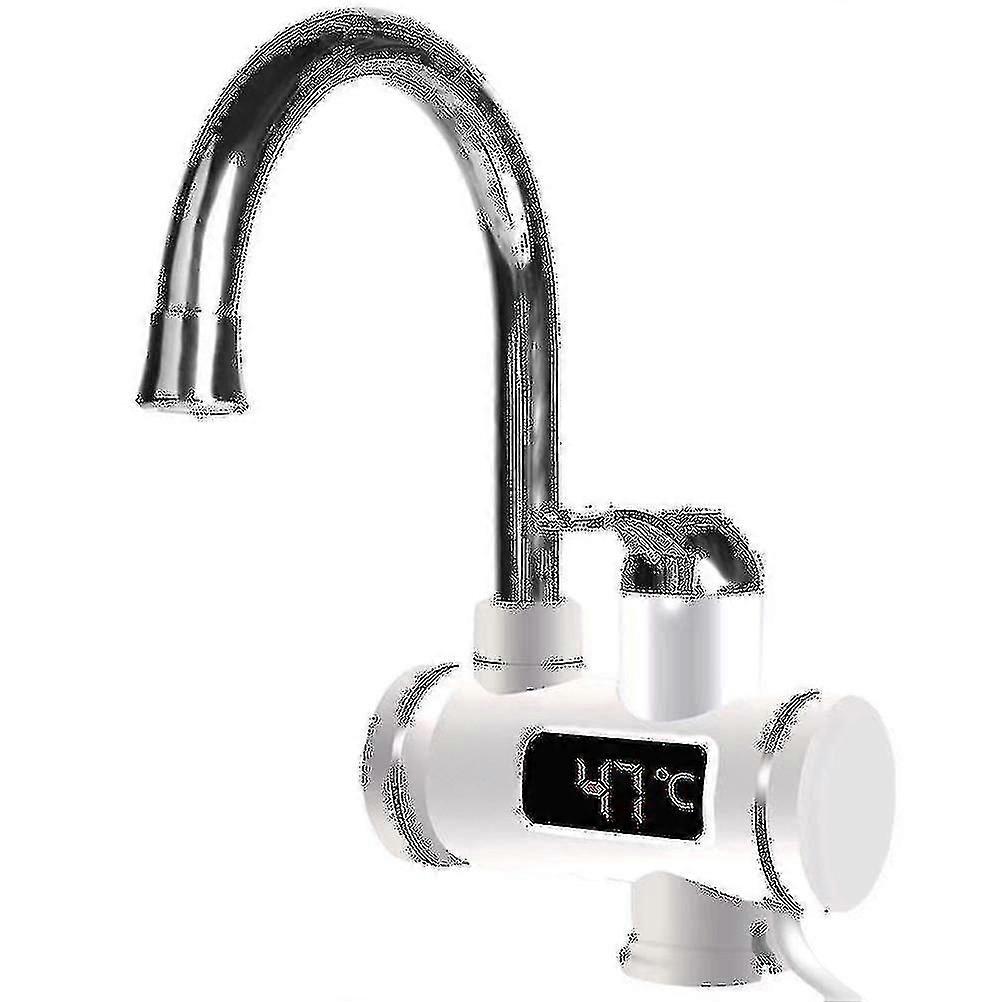 360 Electric Instant Water Heater Faucet Tap Kitchen Fast Heat Led New - European Standard