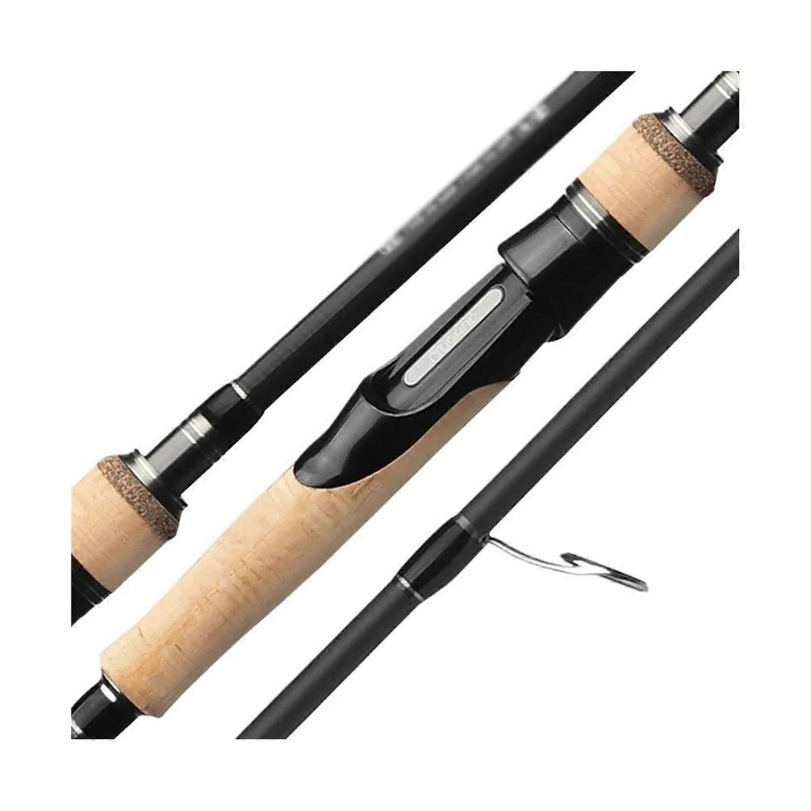 Telescopic Fishing Rod 3 Sections Carbon Fibre for Saltwater Freshwater 1.68m