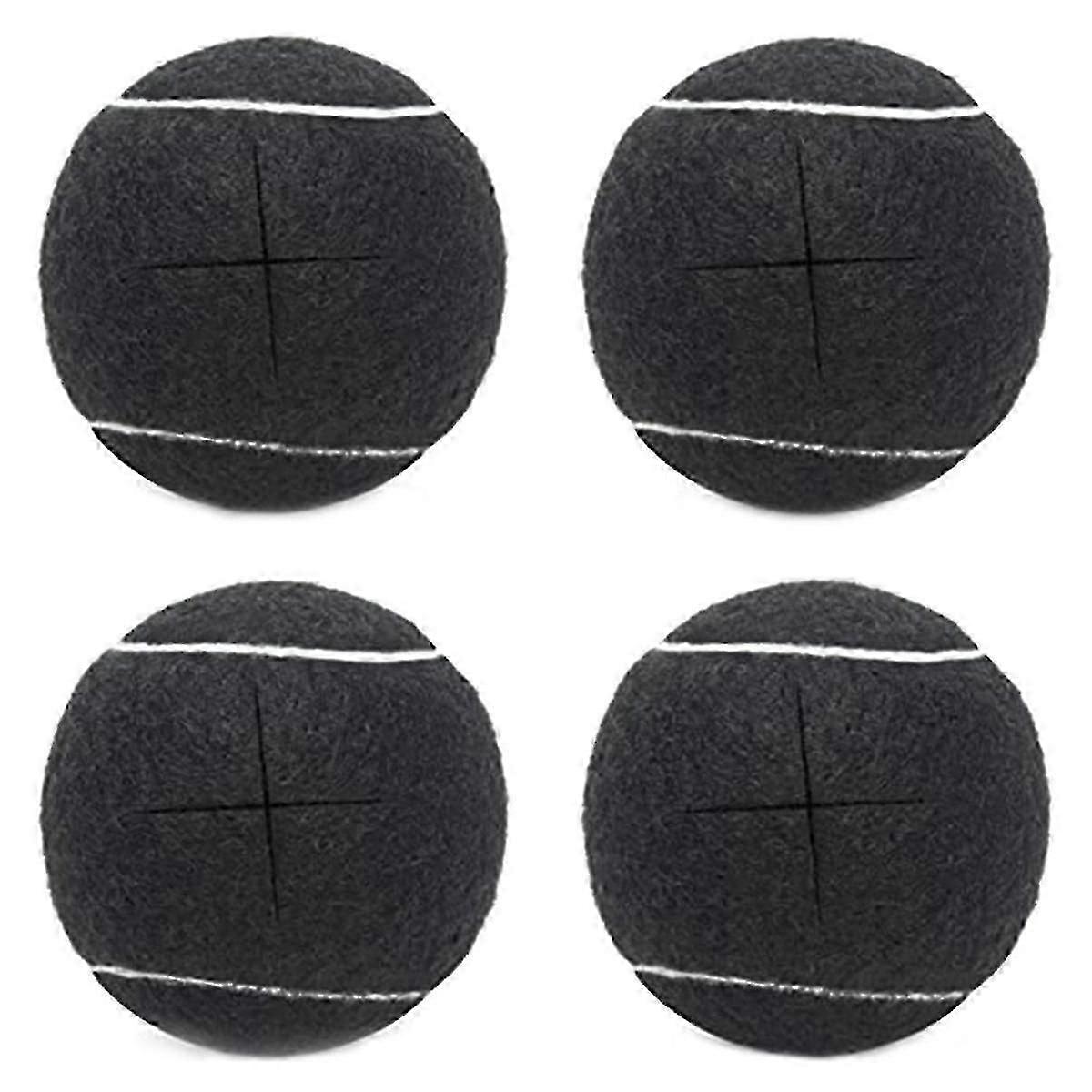 家具レッグプロテクター4個、滑り止め床保護グライドボールヘビーデューティープレカットテニスボールパッドチェアテーブル脚用ユニバーサルフィット