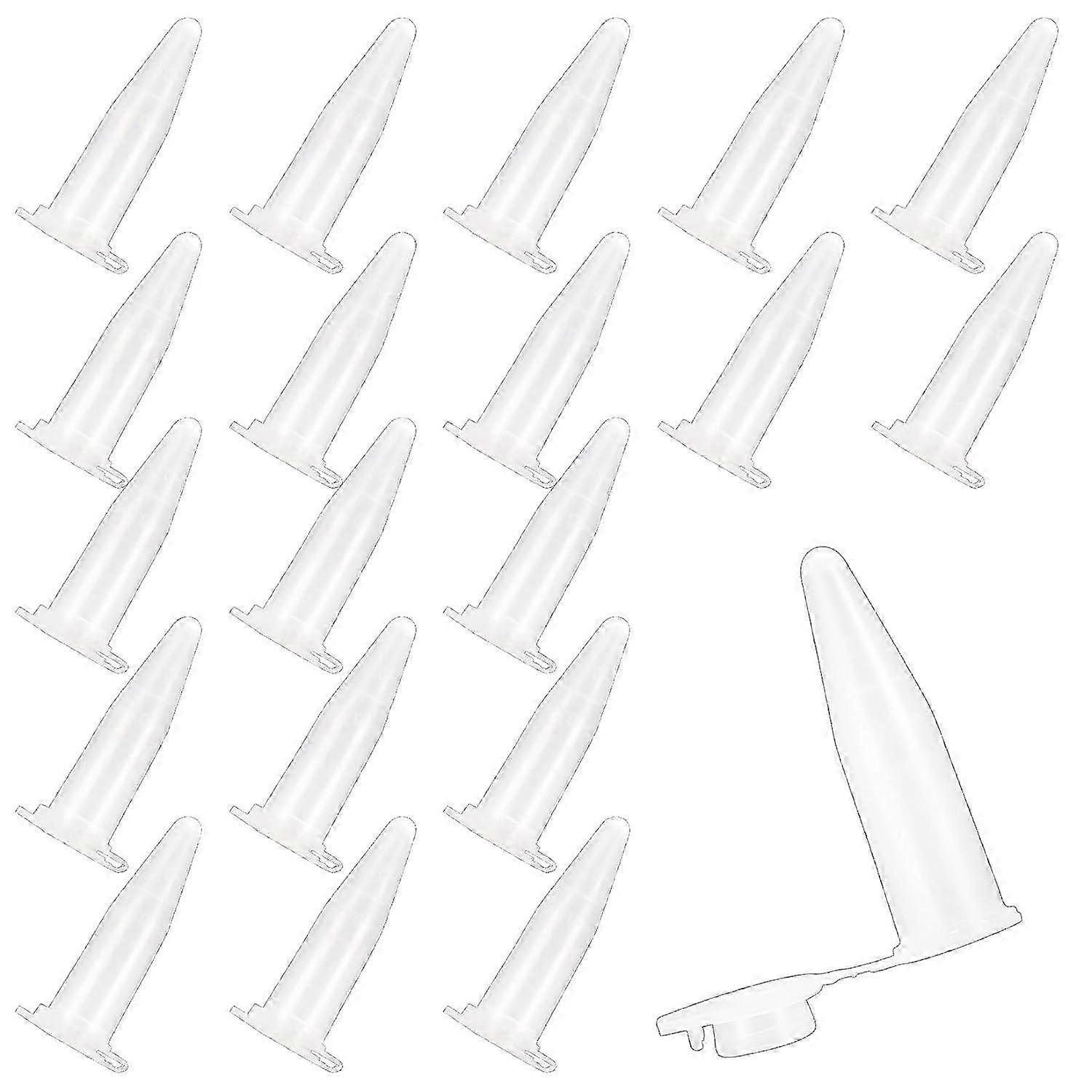 210 Pcs 1.5ml Plastic Test Tube with Lids, Suitable for Various Brands, Micro Test Sample Vial, Clear Plastic Centrifuge Vials, Conical Micr