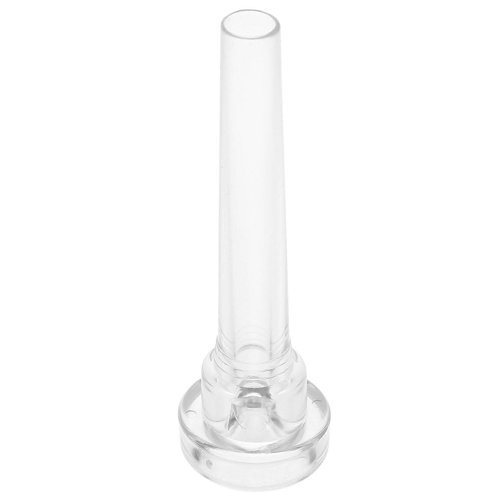 Transparent Lightweight Trumpet Mouthpiece Replacement Accessory for Beginners and Experienced Players, High Hardness Design for Clear Sound and