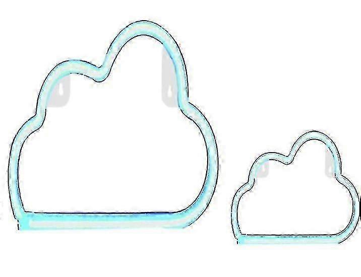 2 Pieces Cloud Neon Modeling Lights Creative Room Wall Decorative Lights