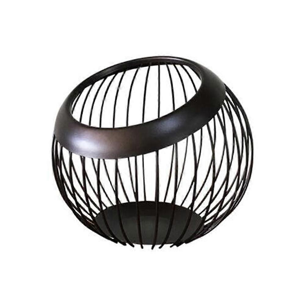 Fruit Wire Baskets Iron Creative Hollow-Out Design For Kitchen Use Fruit Storage 20x20x19cm 1Set