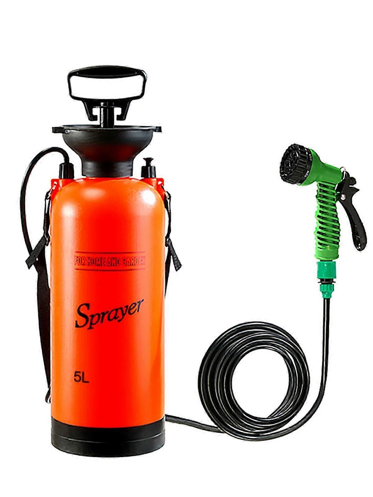 Shower for Camping, Pressure Sprayer with 7 Spray Modes, 3M Hose, 360 Rotating Head
