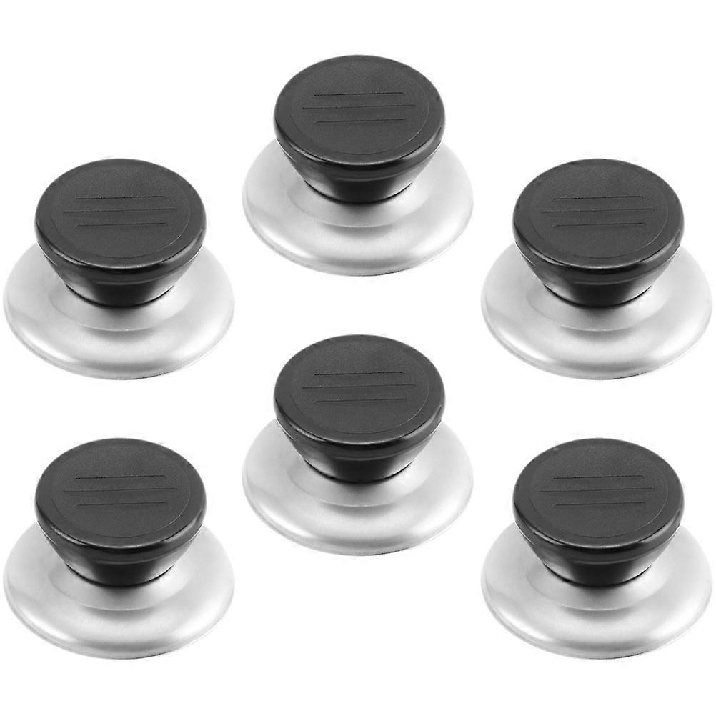 Universal Pot Lid Knobs Multi Color Insulation Wear Resistant 6Pcs