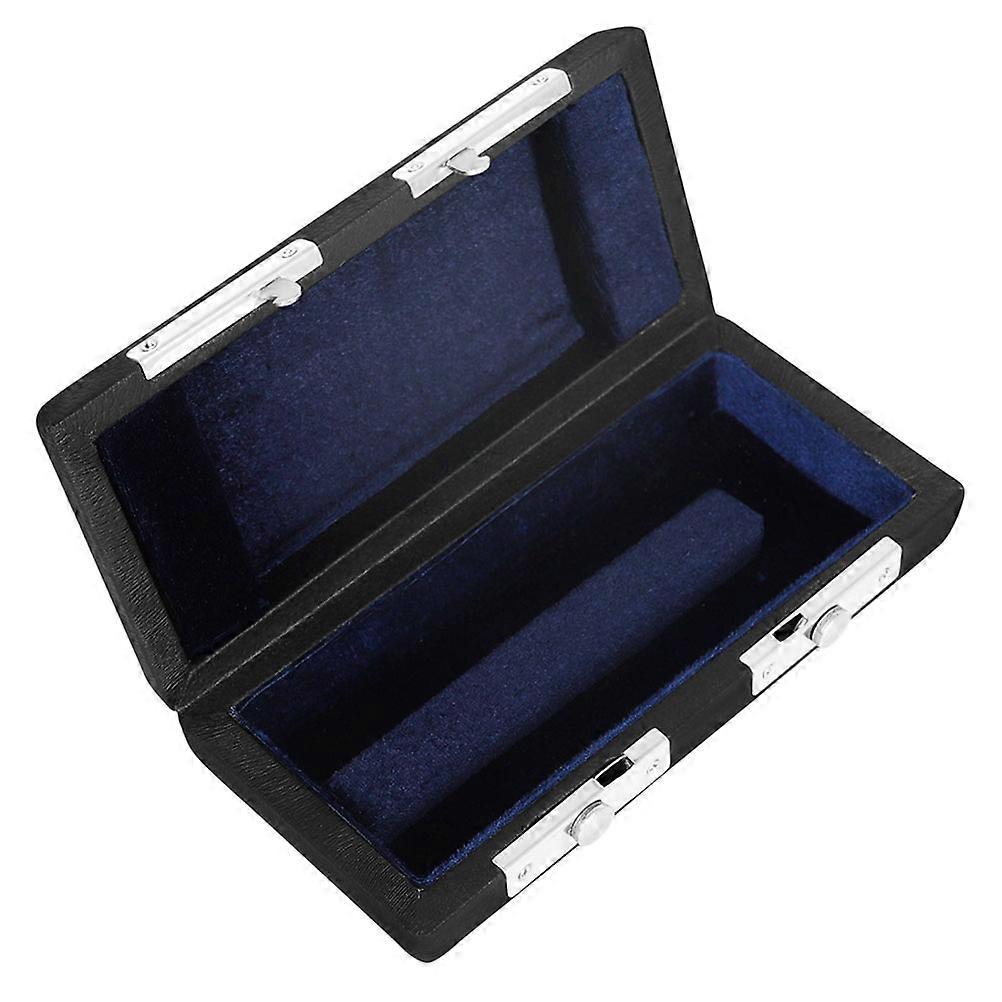 Flute Head Storage Box with Flexible Lid Durable Mouthpiece Protector for Beginners & Musicians, Portable Clarinet Flute Bend Tube Holder for Travel