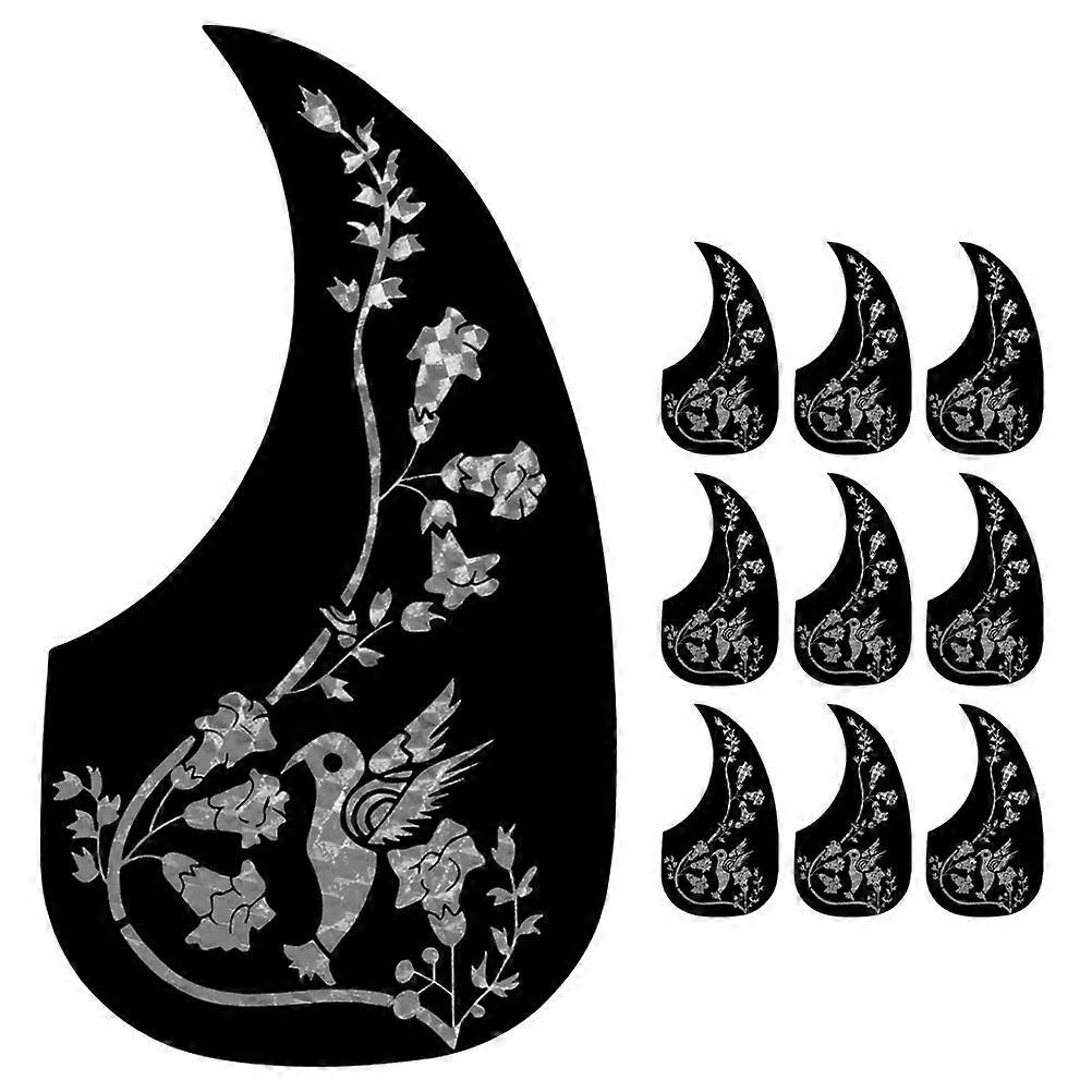 10pcs Self Adhesive Guitar – Durable Protective Scratchplate for Acoustic & Electric Guitars, Smooth Finish for Surface Protection
