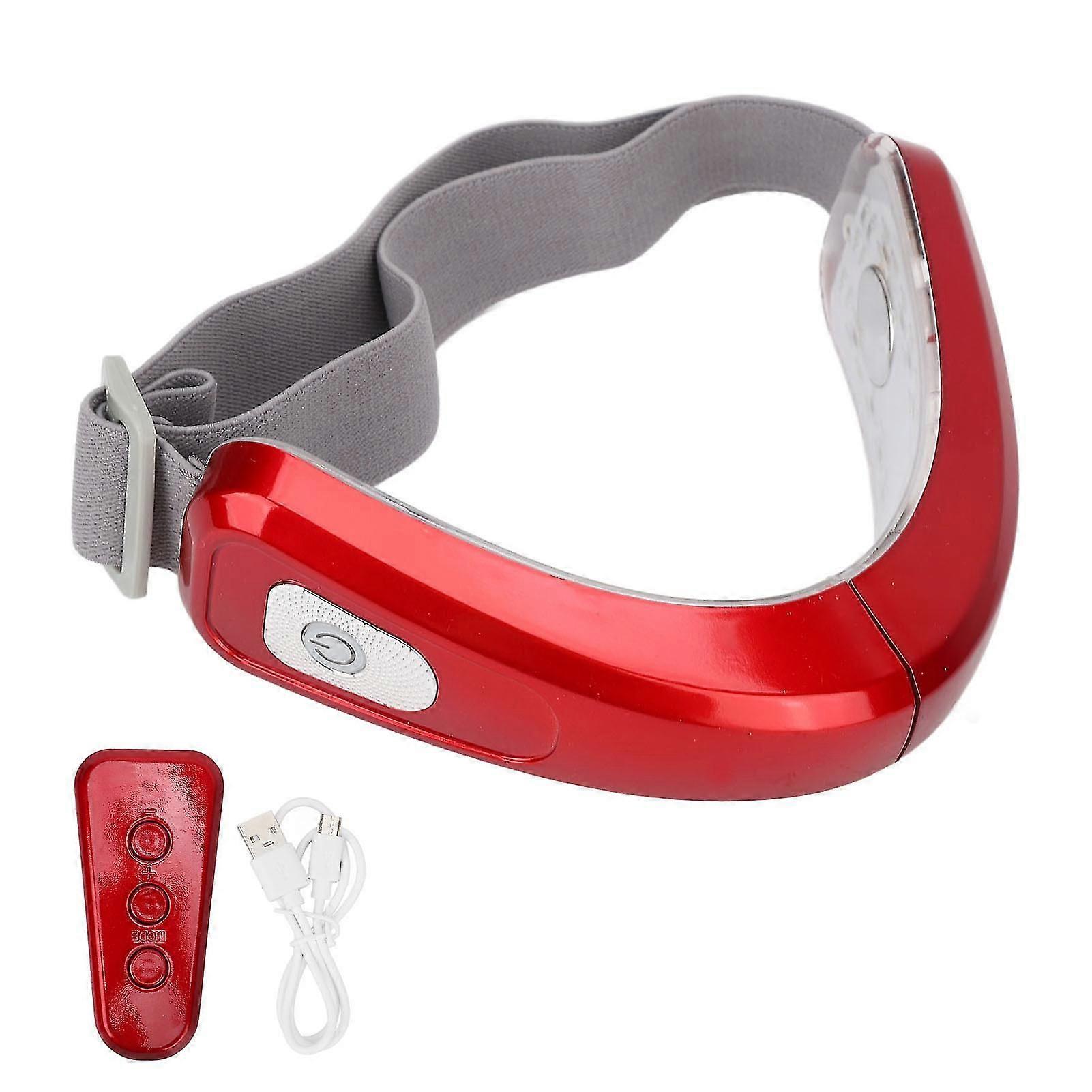 Electric V Line Shaping Machine Double Chin Reducer Machine Professional Intelligent V Face Belt Machine Red