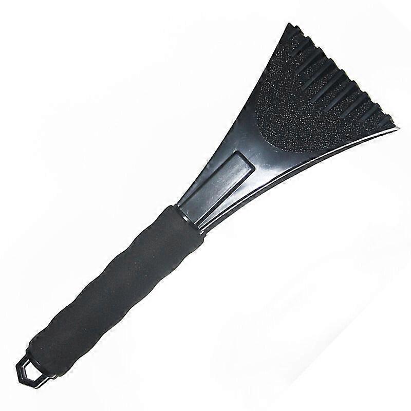 Car Window Ice Snow Squeegee Winter Frost Scraper Plastic Squeegee with Non-Slip Handle 27.9 X 9.38 X 3.6 cm Fontainebleau Black